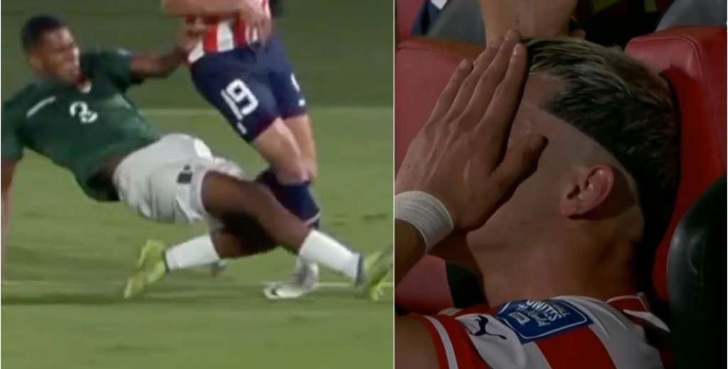 La impactante lesión de Ramon Sosa: se fue llorando del campo por el dolor