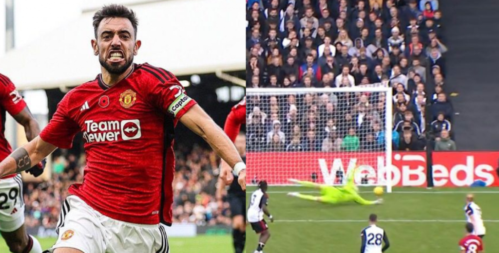 El United lo necesitaba y Bruno Fernandes apareció a los 91´ para la victoria ante Fulham