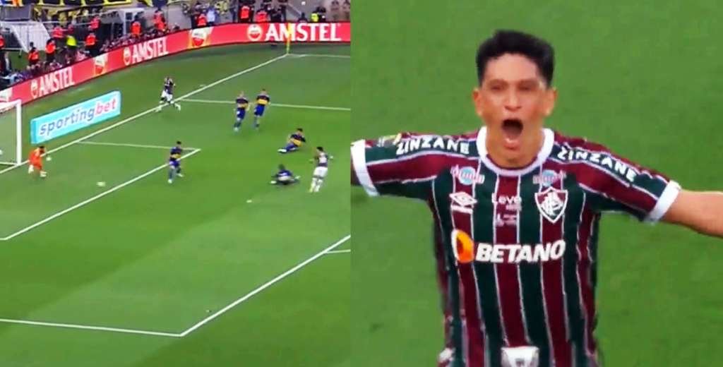 Sufre Boca: Germán Cano aprovechó un error y puso a ganar a Fluminense