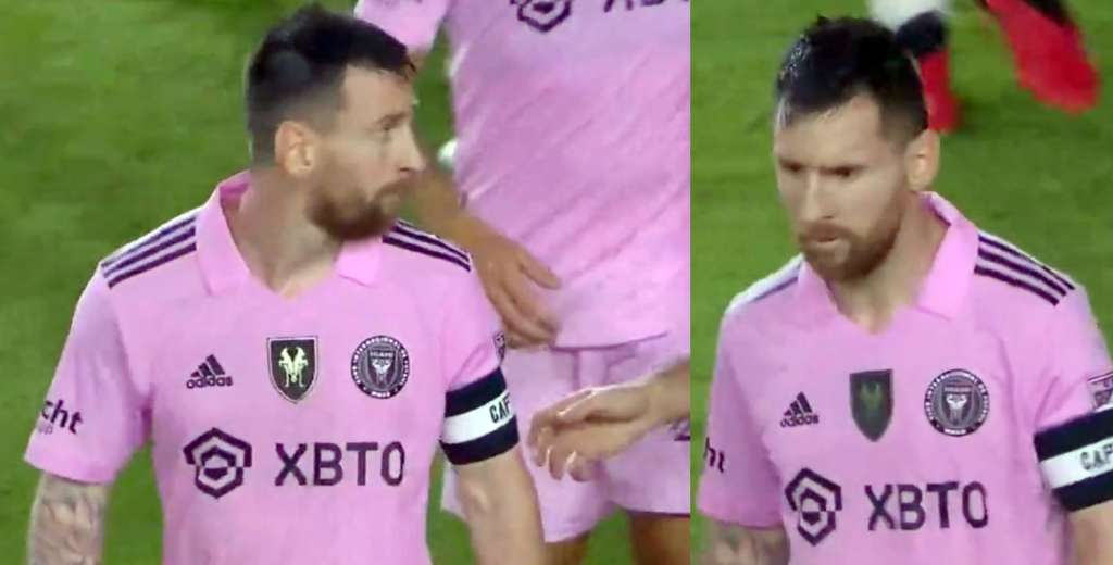 Qué momento: Messi terminó muy enojado y no quiso saludarlo