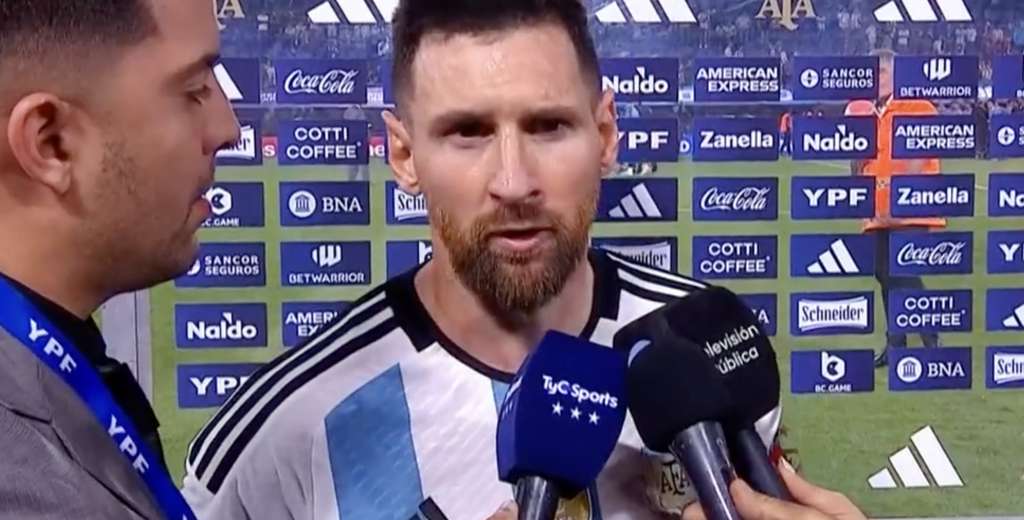 Terminó el partido y Messi lo destrozó delante de todos: "Que tenga respeto"