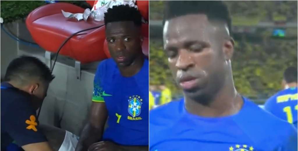 Vinicius se fue sin poder caminar y le dan la peor noticia: sufre Brasil...