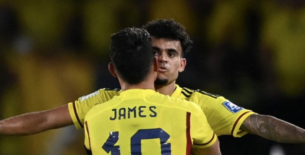 El emotivo mensaje que James Rodríguez le dedicó a Luis Díaz tras vencer a Brasil