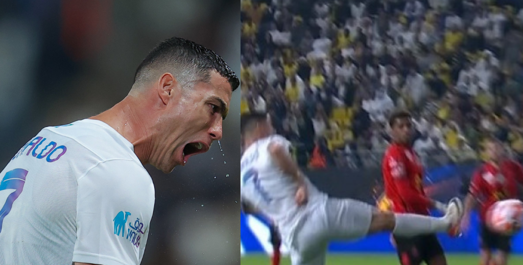 El gol que le faltaba a Cristiano Ronaldo: remató de aire y con los tapones