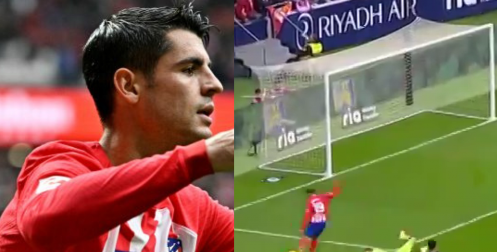 Así se define con clase: Morata desparramó al arquero a lo Ronaldo Nazario