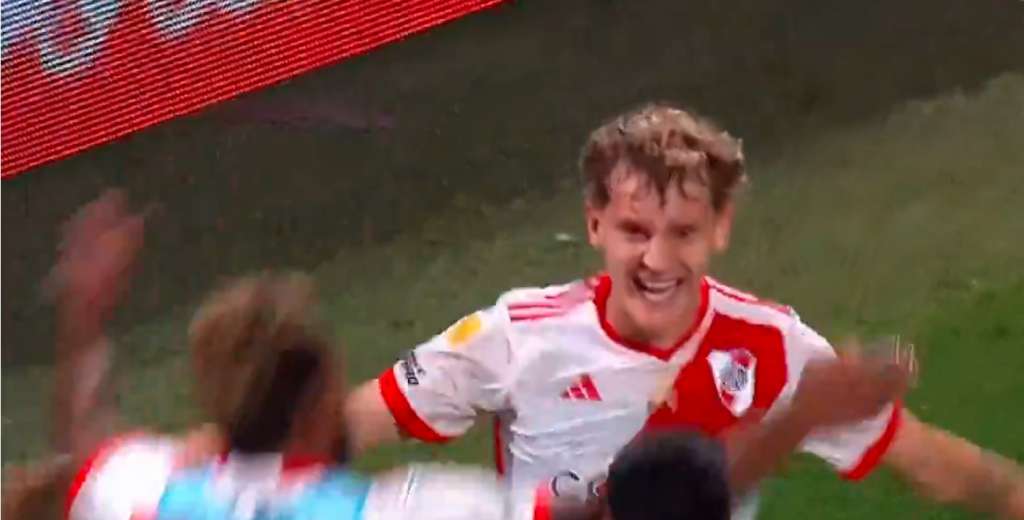 Facundo Colidio marcó un golazo para que River se encamine al Trofeo de Campeones