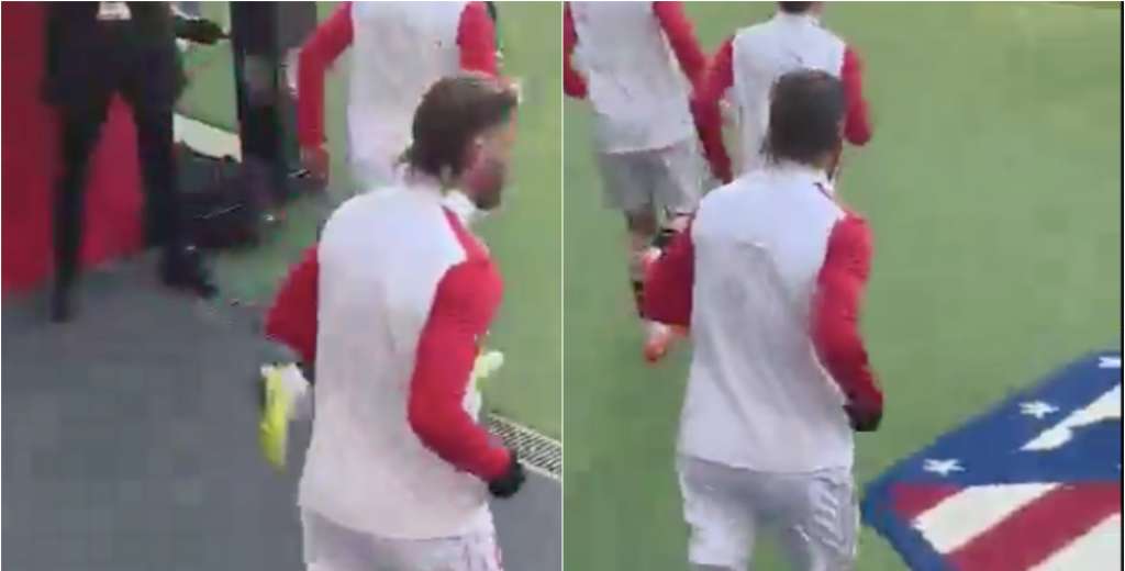 Sergio Ramos salió, vio el escudo de Atlético de Madrid e indignó a todos