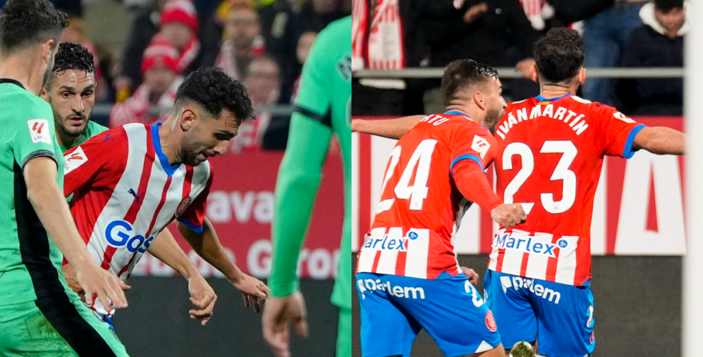 Impresionante lo del Girona: venció al Atleti con este golazo al ángulo a los 91'