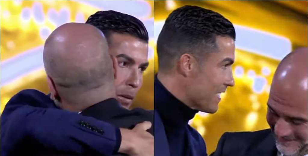 El abrazo que nunca imaginamos: Cristiano Ronaldo y Pep Guardiola...