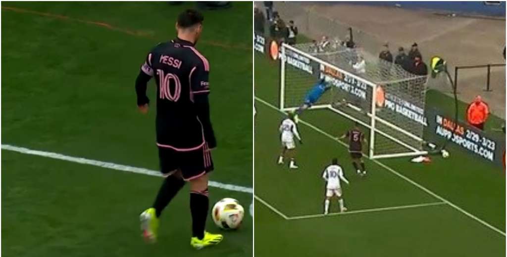 Casi completa el fútbol: el golazo olímpico que le negaron a Messi