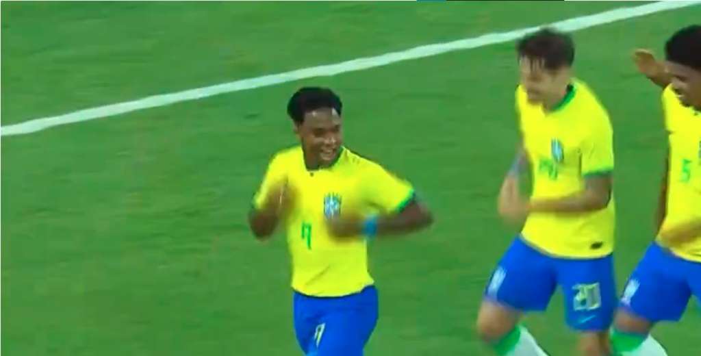 Para esto lo fichó Real Madrid: Endrick y un nuevo gol para Brasil
