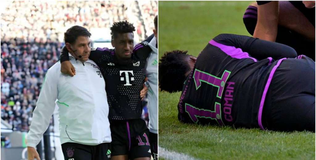 Kingsley Coman impactante: se rompió todo y podría perderse la Eurocopa