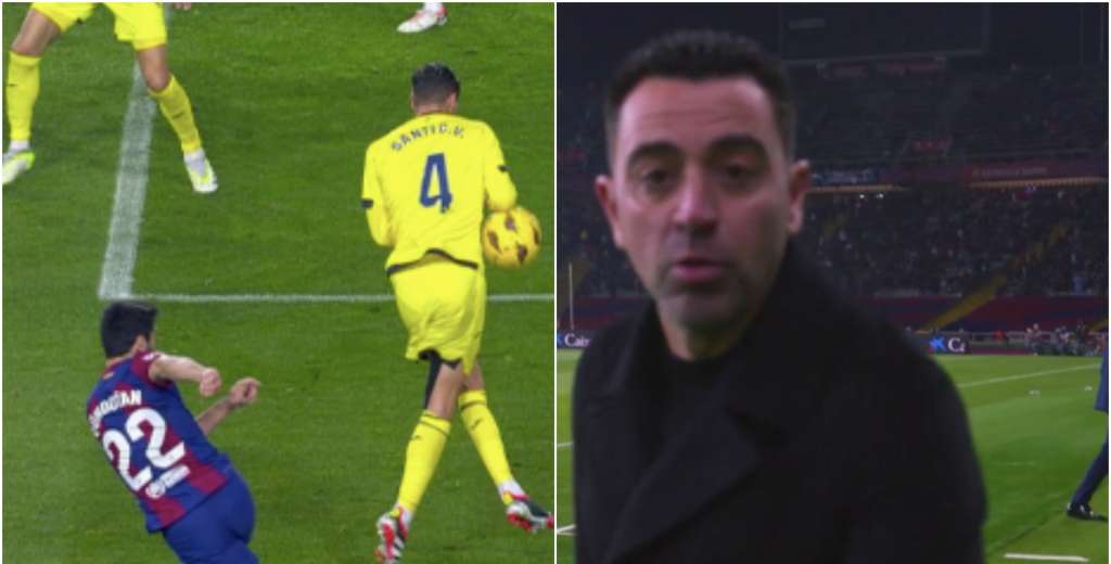 A FC Barcelona le anularon un penal y Xavi estalló: fue a hablarle a cámara...