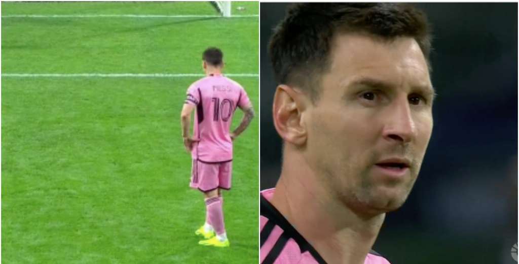 A Messi lo silbaba todo el estadio en el penal: se puso nervioso al patear...