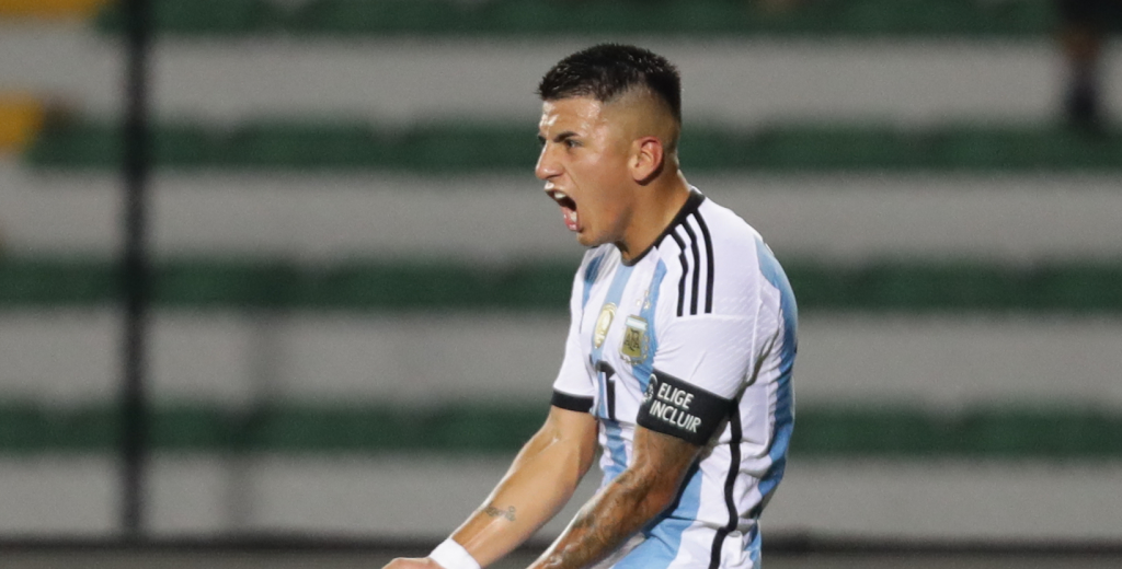Con Almada intratable, la Selección Argentina goleó y avanzó en el Preolímpico