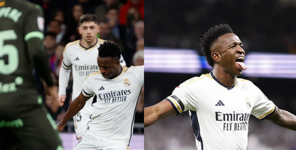 Vinicius miró el arco, apuntó y remató: golazo del Real Madrid ante el Girona