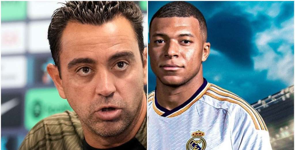 A Xavi le preguntaron por Mbappé en Real Madrid y no lo soportó ni un poco