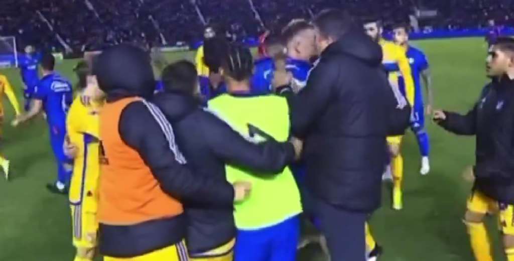 Video: advierten sobre fuerte sanción a Siboldi, DT de Tigres, por agredir a un rival