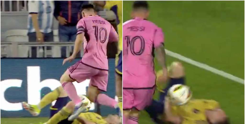 Messi y la jugada que faltaba en su carrera: eludir a un lesionado en el suelo