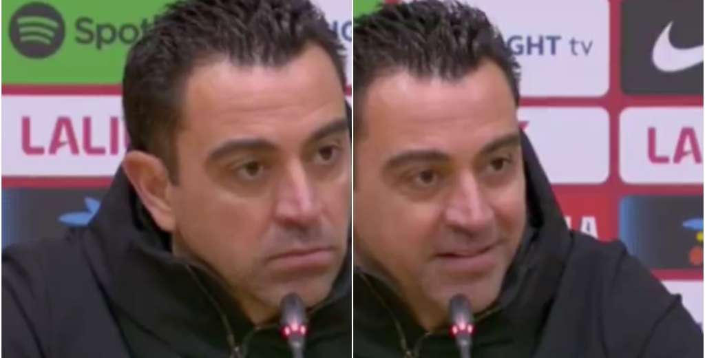 Xavi no olvida ni cuando golea yfulminó un periodista: "Estoy alucinando..."