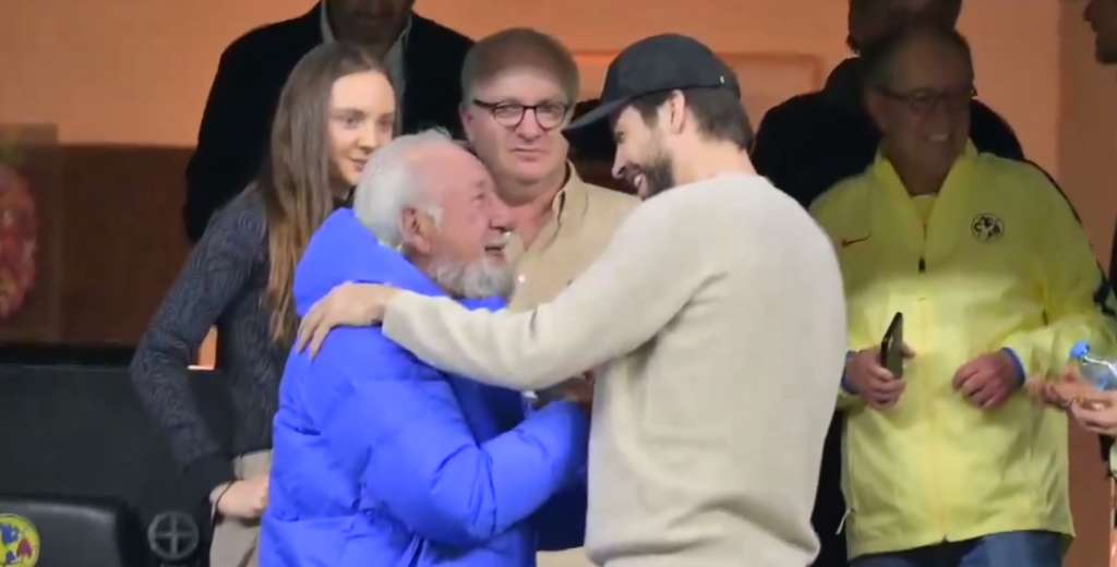 Piqué dijo presente en el Estadio Azteca y se "enamoró" de un jugador de América