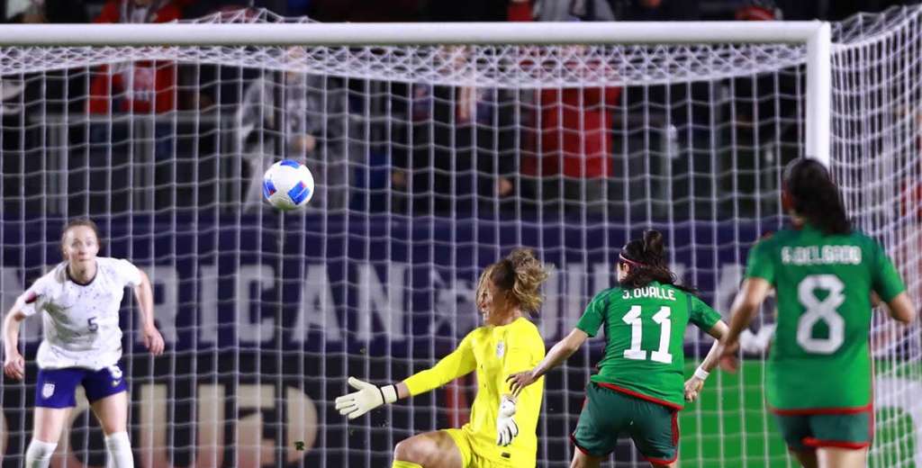 Video: el increíble golazo de México femenil para romper la maldición ante Estados Unidos