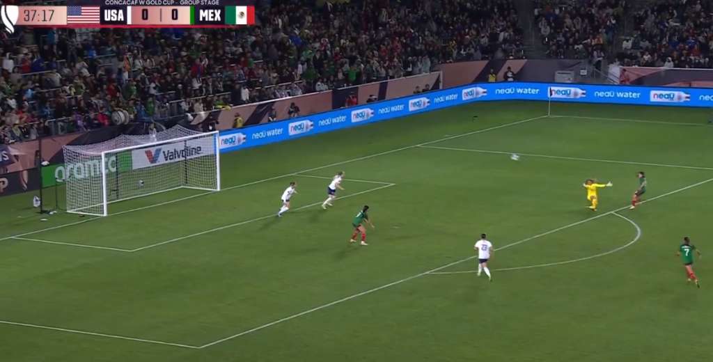 Video: el increíble golazo de México femenil para romper la maldición ante Estados Unidos