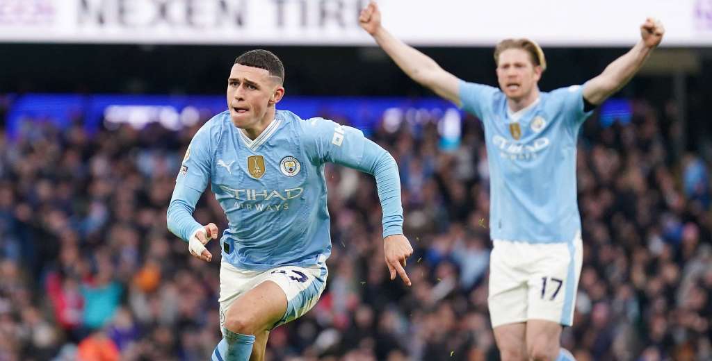 Fue 3-1: el City se lo dio vuelta al United en el Derby de Manchester