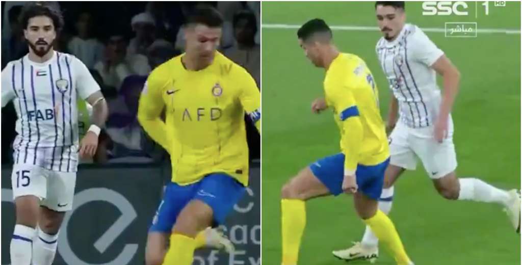 El tiempo pasa: Cristiano intentó una jugada como antes y terminó humillado