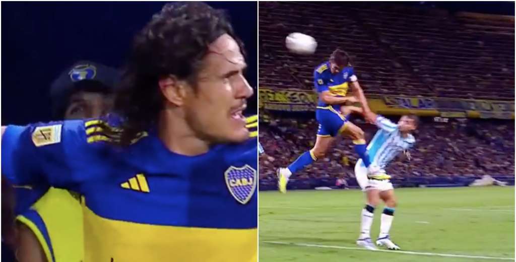 ¿Hasta dónde saltó? El brutal gol de Cavani para la goleada de Boca a Racing