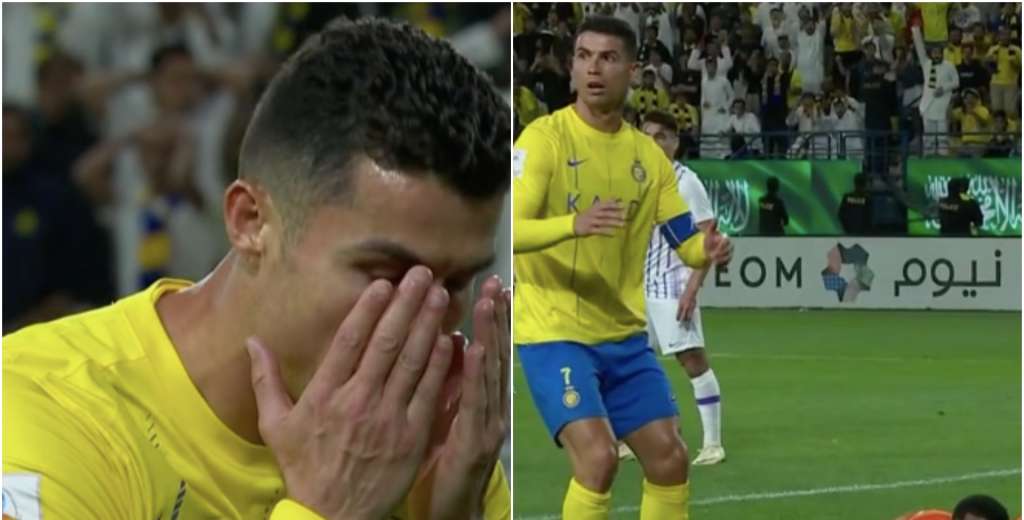 Cristiano nunca visto: falló el gol más fácil de toda su carrera profesional