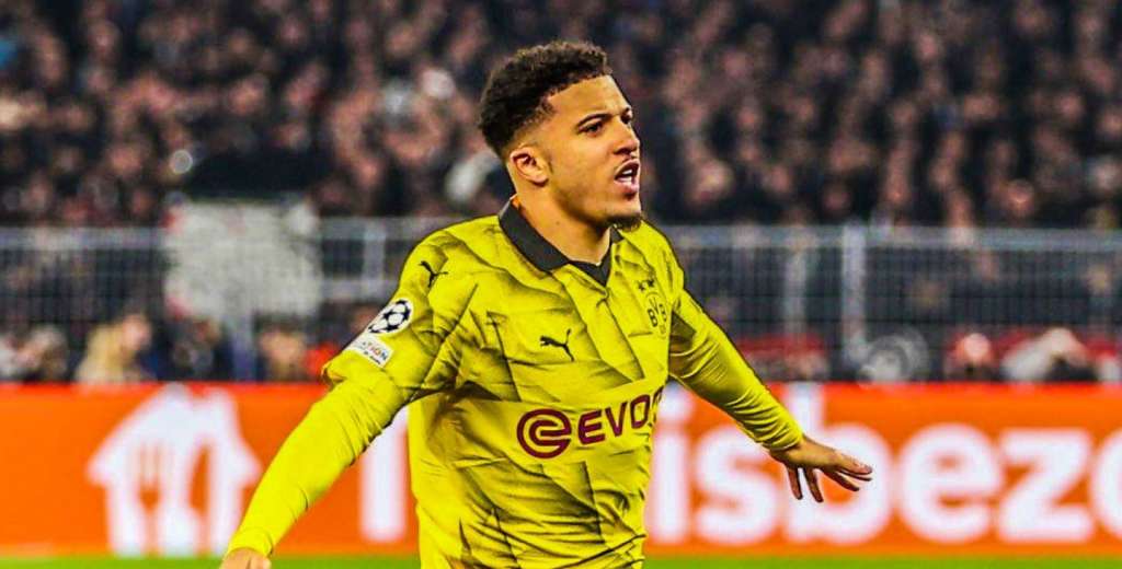 El golazo de Sancho para poner en ventaja al Dortmund