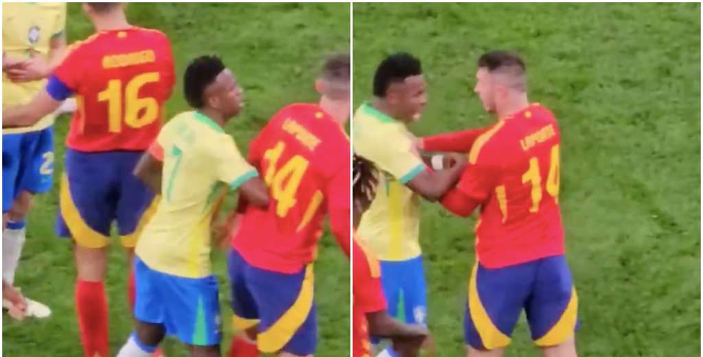 "Solo quiero jugar al fútbol", confesó Vinicius y luego le hace esto a Laporte...