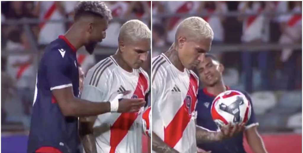 Increíble pero real: De Lucas quiso poner nervioso a Paolo Guerrero a los 94' 