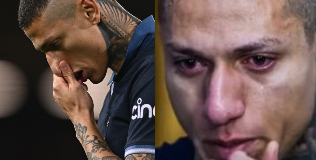 Llorando, Richarlison contó su etapa más difícil: una cruda frase a su padre