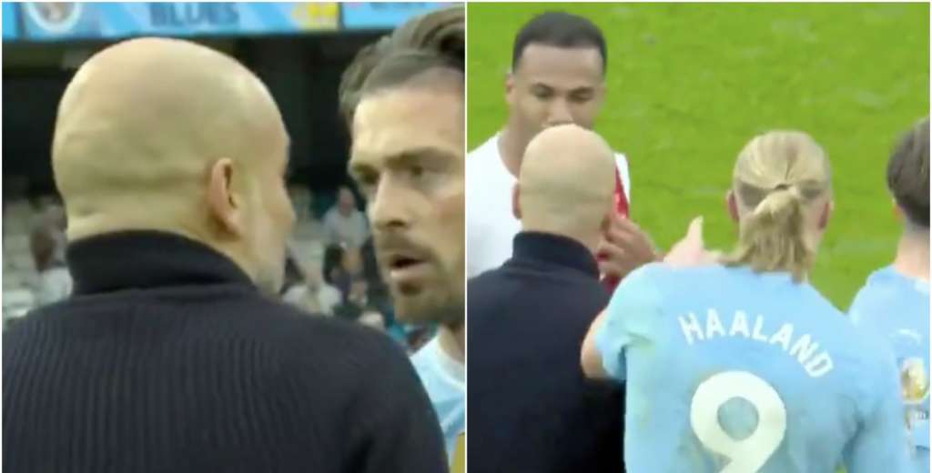 Guardiola en llamas: retó a Grealish y después se peleó con Magalhaes