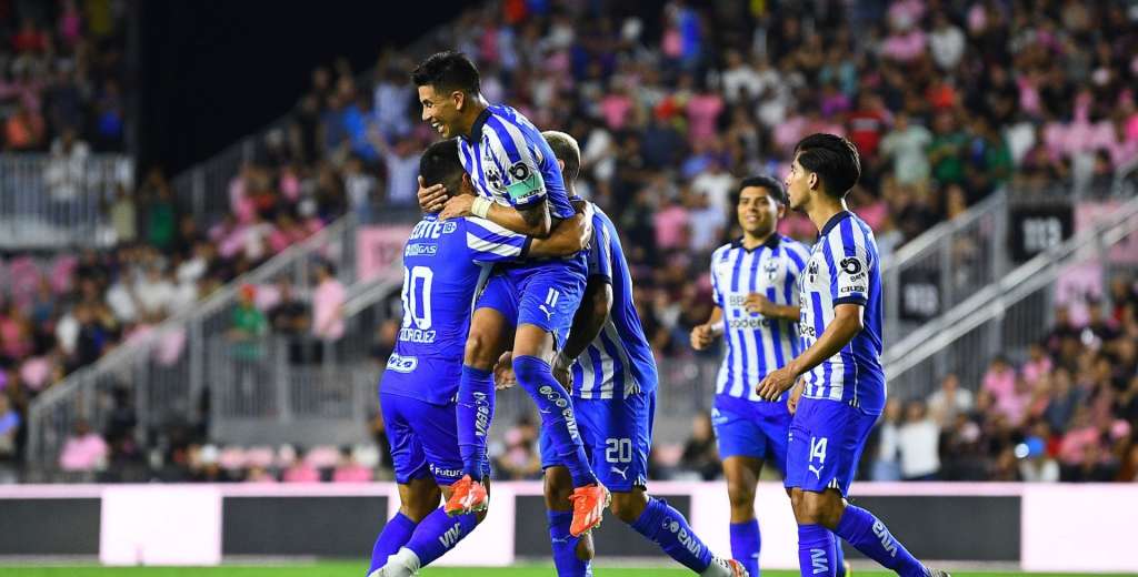 Golazo agónico y victoria: Monterrey le arruinó la fiesta al Inter Miami