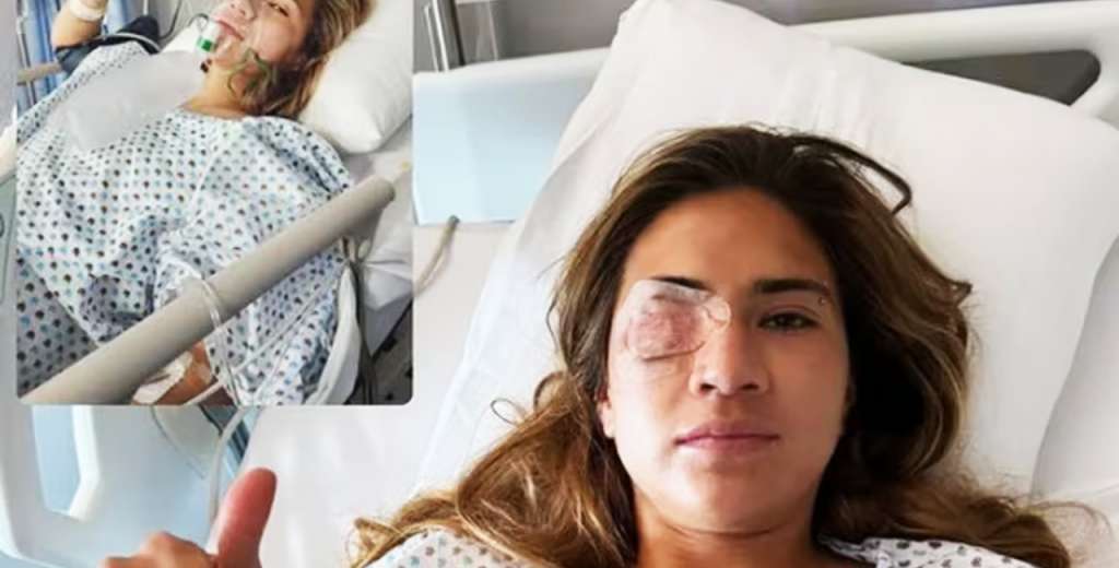 Naye Rangel compartió fotos desde el hospital luego de ser operada de la cara