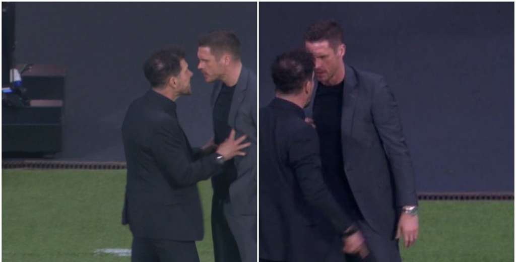 Simeone en llamas: se peleo con Kehl en medio del partido