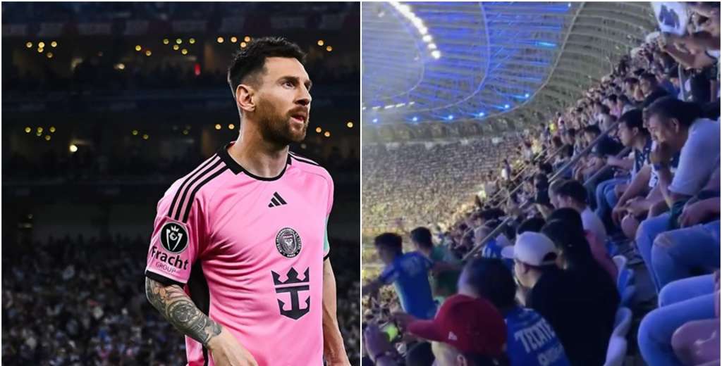 Es penoso: la inédita canción que le cantó la hinchada de Rayados a Messi...
