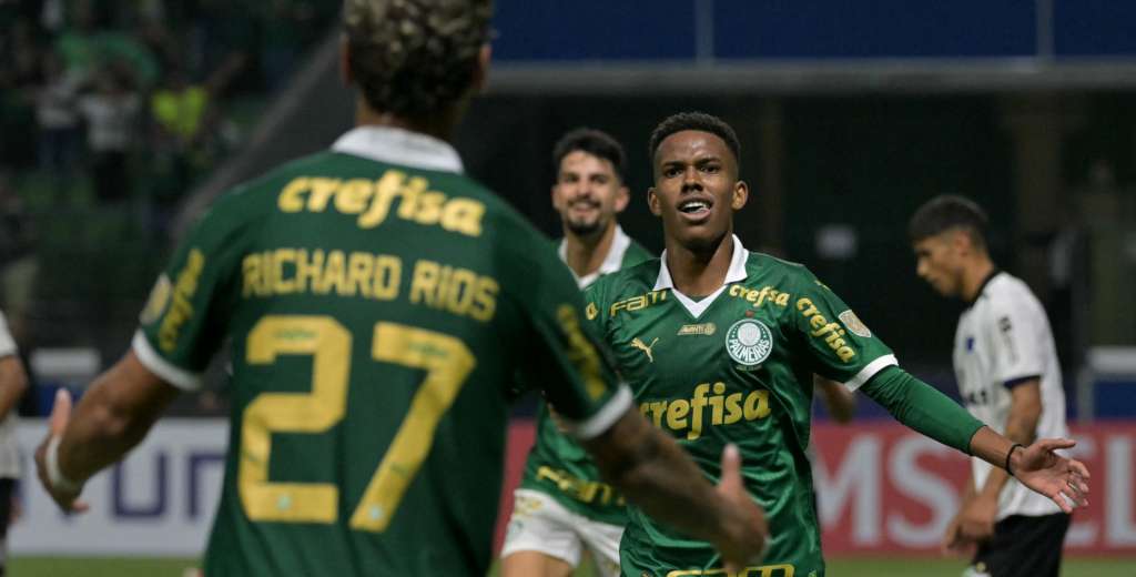 Lo quieren Barcelona y Chelsea: Estevao marcó en la goleada de Palmeiras