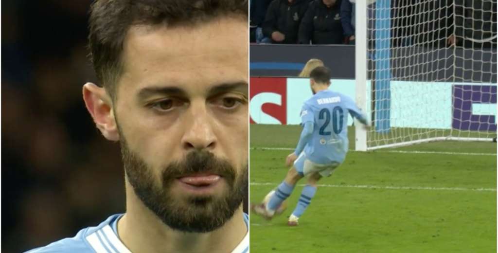 Bernardo Silva sobró y le regaló todo a Lunin: El peor penal posible