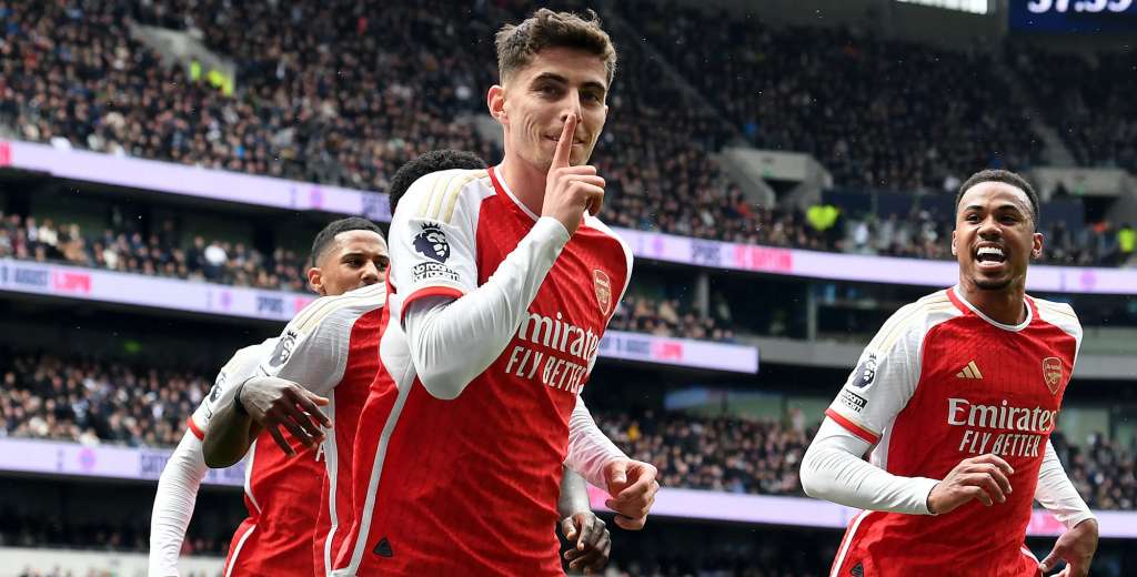 Arsenal estaba para golear al Tottenham y ganó 3-2 y sufriendo