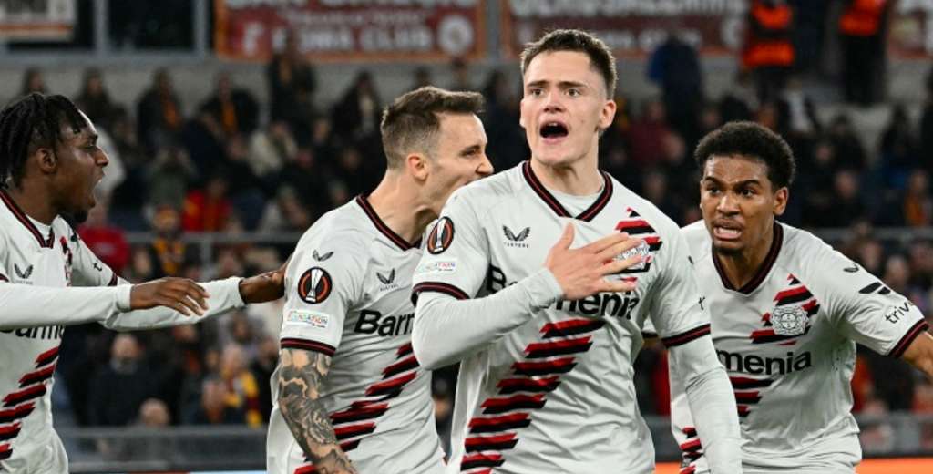 Leverkusen quedó a medio paso de la final de Europa League: 2-0 a la Roma