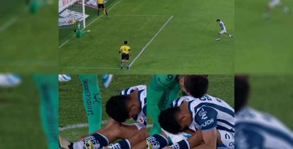 Consoló a su rival: emocionante momento tras los penales en Pachuca - Pumas