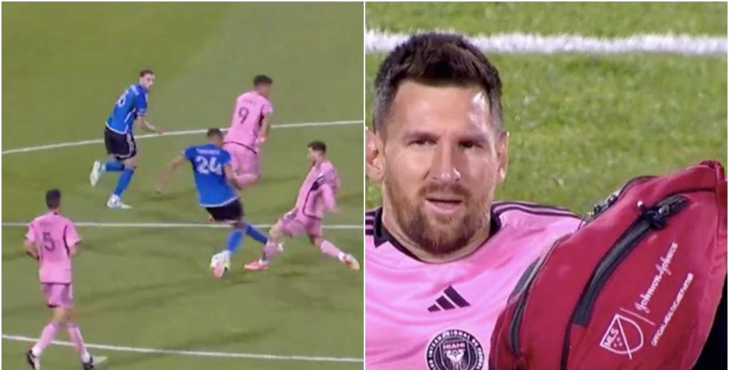 Campbell fue a romper a Messi, quedó dolorido y explotó: "Con estas reglas..."