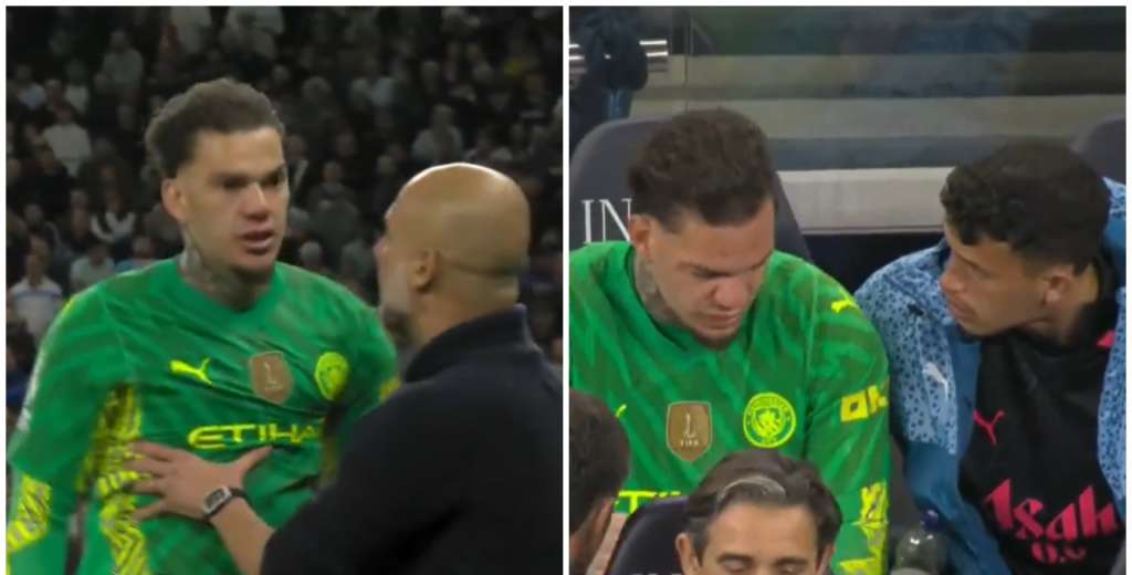 Ederson explotó contra Guardiola: La reacción del brasileño tras ser sustituido