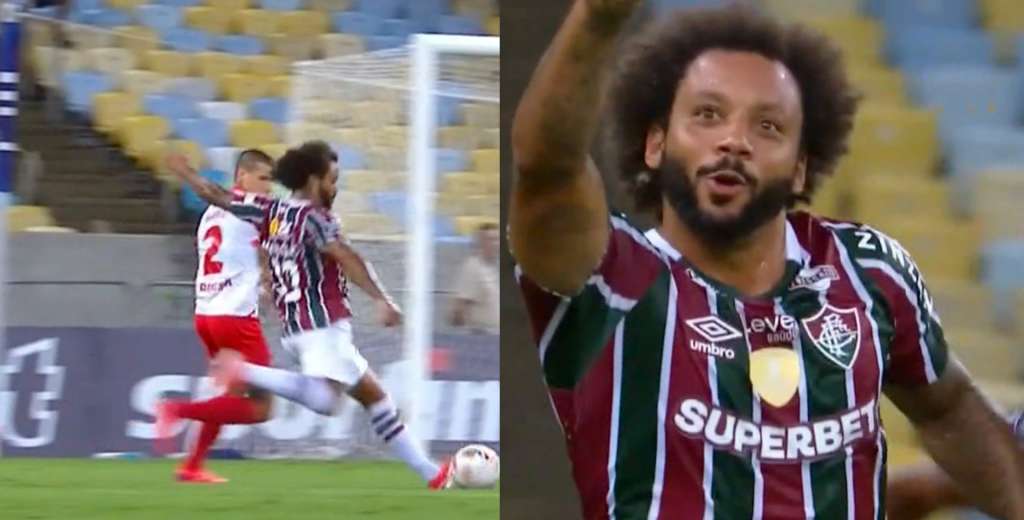 A los 36 años sigue siendo crack: el golazo al ángulo de Marcelo para Fluminense