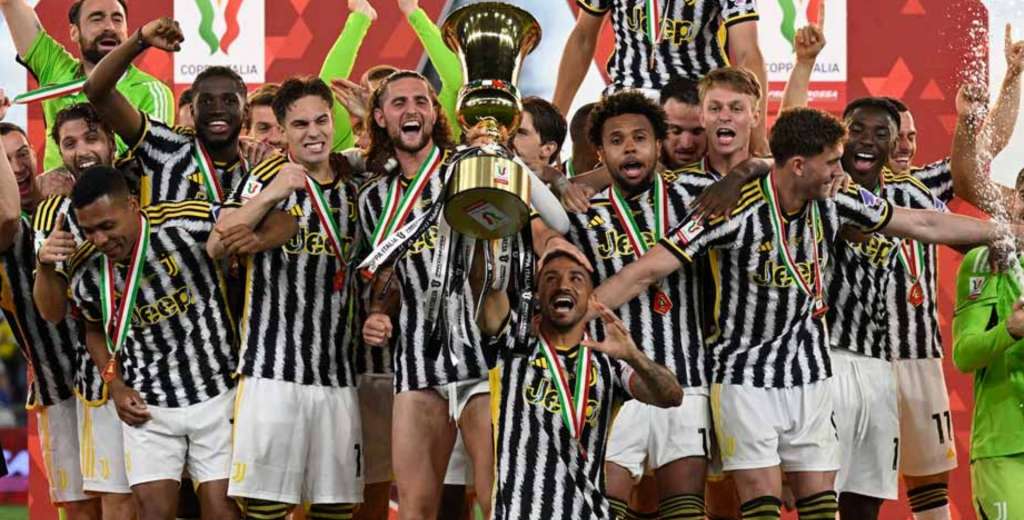 Solo pasa en Juventus: salió campeón de la Copa Italia y lo echaron del club