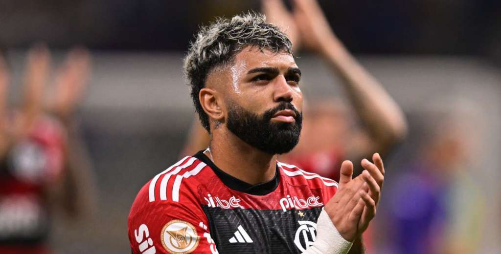 Gabigol se puso la camiseta de Corinthians: Flamengo lo destrozó